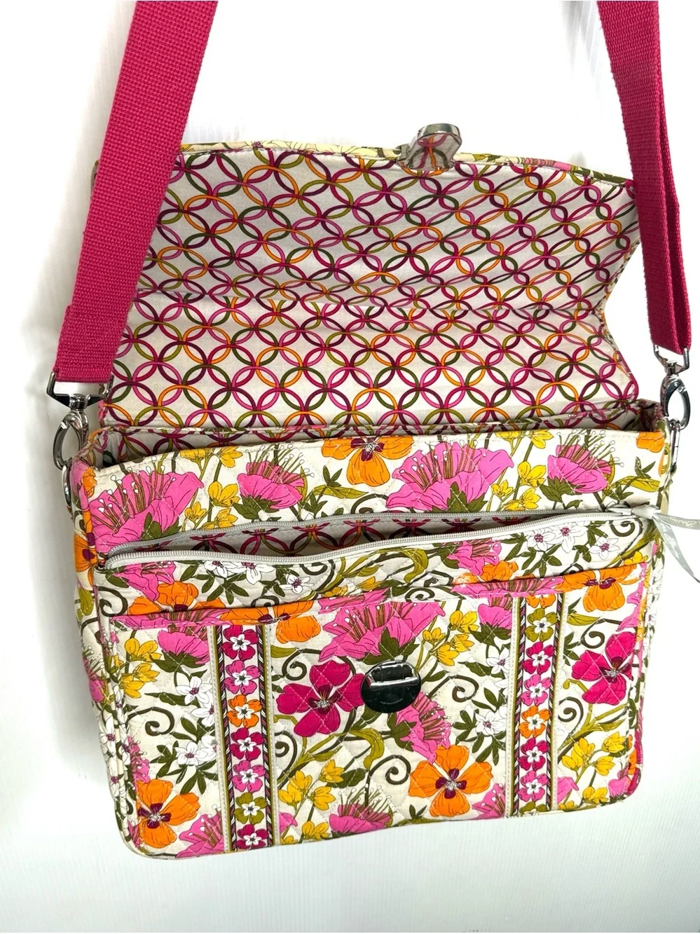 Vera Bradley Tea Garden Messenger Bag